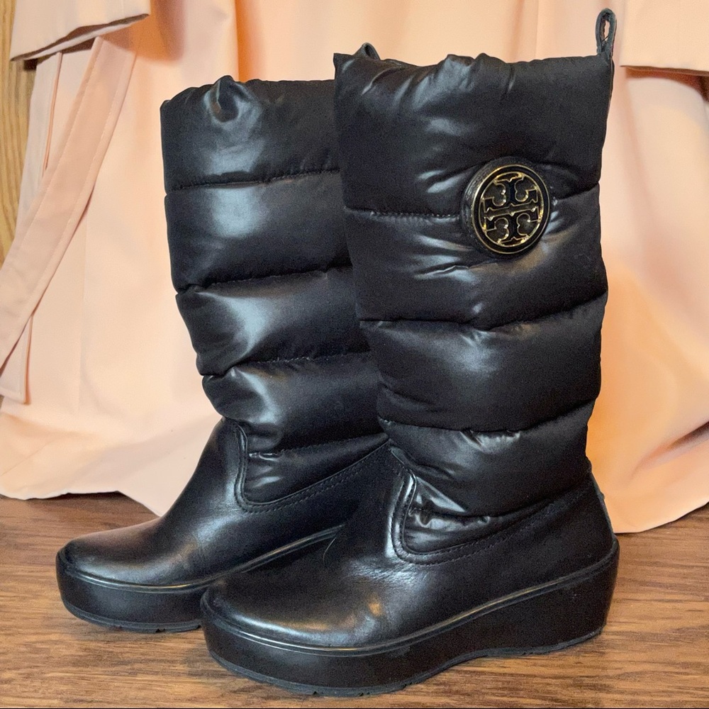 Authentic Tory Burch Puffer Boots
